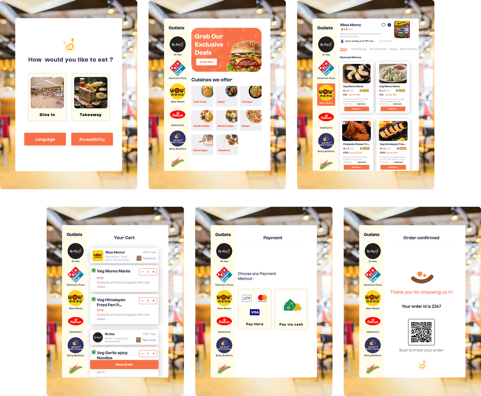 UI Design (Kiosk)